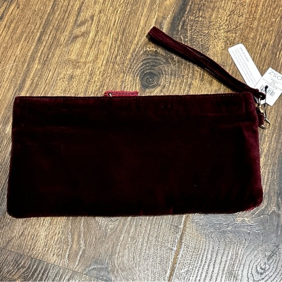 Chico’s New beaded beauty maroon party clutch - Picture 10 of 10